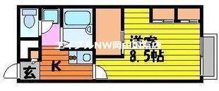 レオパレスカルチェの物件間取画像